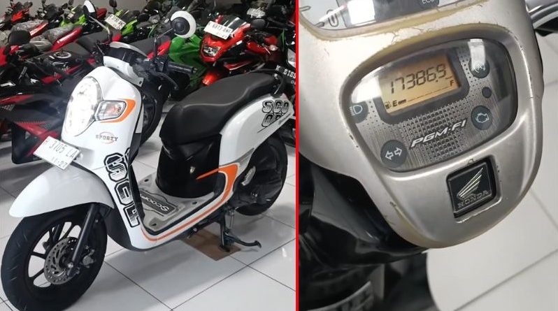 Jual Motor Bekas Semarang - Honda Scoopy Fi 2017 Seri Sporty !!