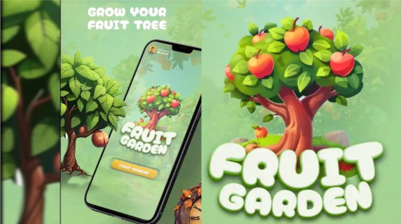 Aplikasi Penghasil Uang "Fruit Garden" Mudah & Gratis !!