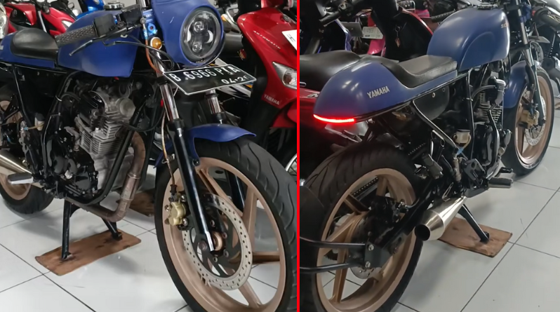 Jual Motor Bekas Semarang - Scorpio 2007 Custom Cafe Racer !!